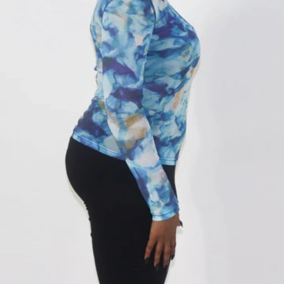 Mesh Multi-Print Top - Picture 5 of 7